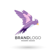 Bird Logo modern style, can use for mascot brand business. Vector illustrations