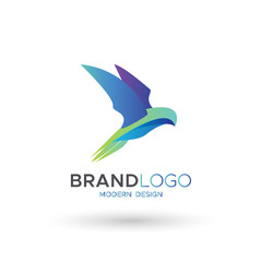 Bird Logo modern style, can use for mascot brand business. Vector illustrations