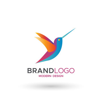 Bird Logo modern style, can use for mascot brand business. Vector illustrations