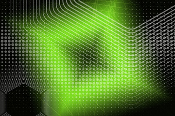 Obraz premium abstract, green, design, light, wallpaper, illustration, wave, pattern, graphic, blue, backdrop, lines, texture, line, waves, backgrounds, white, digital, curve, color, art, technology, yellow, flow