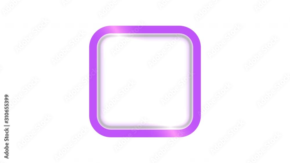 Wall mural purple square clean animated intro blank background opener animation for title or logo the second ha