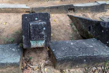 Artefakt archeologia Angkor Wat Landscape of Koh Ker Cambodia