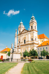 Fototapeta na wymiar Church of the Assumption of the Virgin Mary in Valtice, Czech Republic