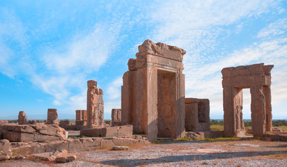 Fototapeta na wymiar Ruins of the ancient Persian capital city of Persepolis, Iran