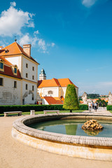 Obraz premium Valtice Palace historic architecture in Valtice, Czech Republic
