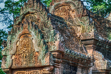 Obraz premium Banteay Srei Srey temple Angkorian sites in Cambodia Siem Reap, Cambodia