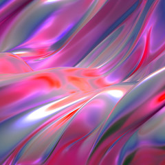 Obraz premium Beautiful luxury elegant backdrop with silk fabric drapery. 3d illustration, 3d rendering.