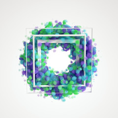 Beautiful background with purple smoke and steam. 3d illustration, 3d rendering.