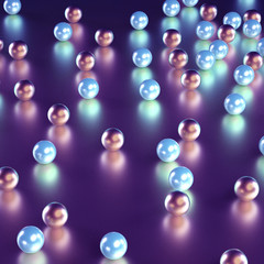 Elegant minimal background. 3d illustration, 3d rendering.