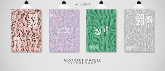 modern abstract marble colorful set elegant design background for cover, poster, flyers, invitation vector eps10