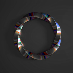 Beautiful background with geometric shape. 3d illustration, 3d rendering.