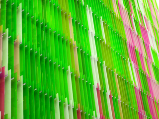 acrylic plastic sheet interior seven line and color apple green moss