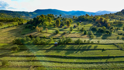 Rural landscape from Maramures (Transylvania, Romania)	