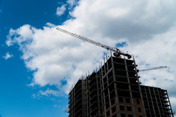 Photo of a multi-storey building under construction