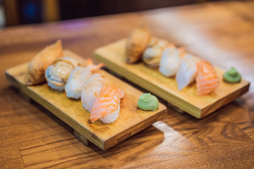 A healthy serving of Korean style sushi