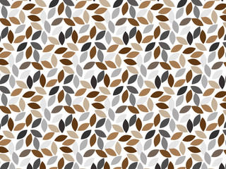 Repeating petals vector pattern