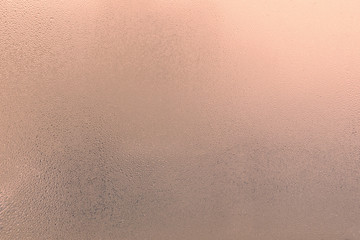 Texture of frozen window glass