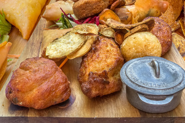 assiette apéritive créole  