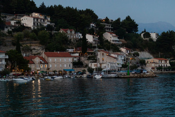 Village from the beach