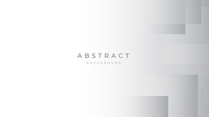 Modern Simple White Grey Silver Abstract Background Presentation Design for Corporate Business