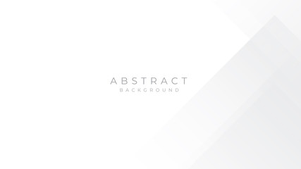 Obraz premium Modern Simple White Grey Silver Abstract Background Presentation Design for Corporate Business