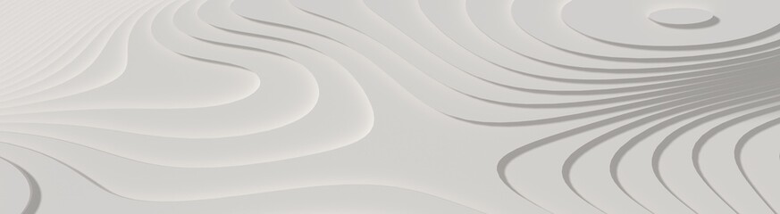 3D Landscape Paper Cut style, Curved shapes with gradients, abstract geometric lines pattern background art illustration for cover design, book , poster, cd cover, flyer, advertising