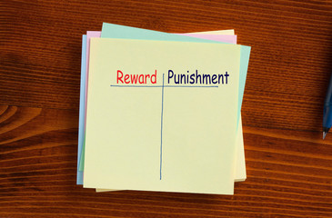 Reward Punishment Concept