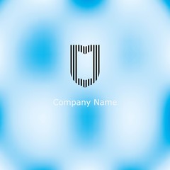 Shield protected icon design vector