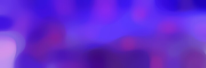 soft blurred horizontal background with blue violet, light pastel purple and indigo colors and free text space