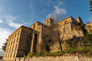 Glimpses of the historic center of Isernia, capital of the homonymous province of Molise, a...