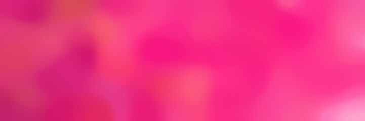 soft blurred horizontal background with deep pink, hot pink and pastel magenta colors space for text or image - obrazy, fototapety, plakaty