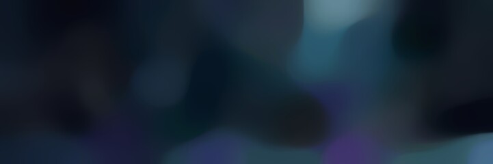 soft blurred horizontal background with very dark blue, teal blue and dark slate gray colors and space for text
