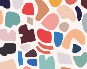 Unique Design & Colorful Memphis pattern for background