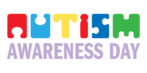 Autism awareness day concept vector illustration