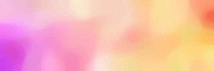 blurred horizontal background with skin, orchid and sandy brown colors and space for text