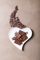 Saint valentine's day ceramic plates