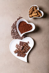 Saint valentine's day ceramic plates