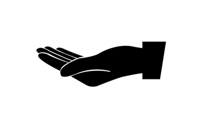 Hands collection line icon