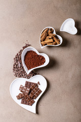 Saint valentine's day ceramic plates