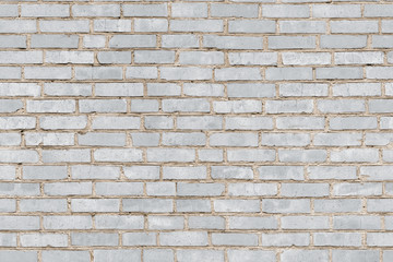 White seamless brick wall texture hand colored