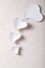 Saint valentine's day ceramic plates