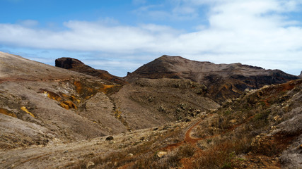 beautiful landscape of Ponta de Sao Lourenco and Atlantic Ocean, Madeira