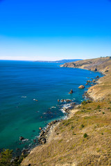 Fototapeta na wymiar Golden Gate National Recreation Area, Pacific Ocean
