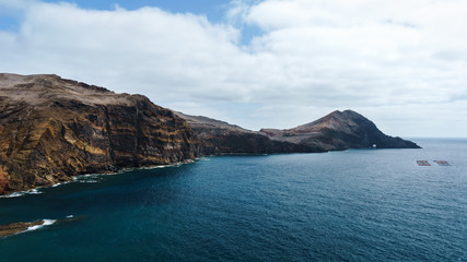 Fototapeta premium beautiful landscape of Ponta de Sao Lourenco and Atlantic Ocean, Madeira