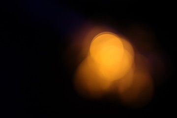 Christmas blurred blue Snowflake bokeh with black background