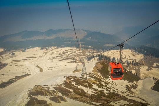 Gondola cble car, Jammu and Kashmir, India