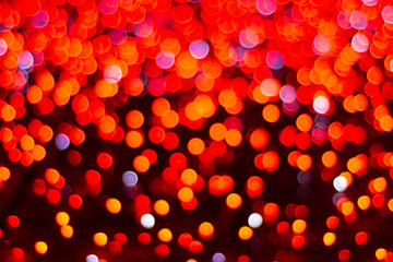 Abstract bokeh background with out of focus lights 