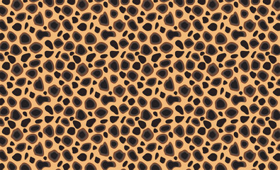 Abstract pattern of seamless leopard texture.