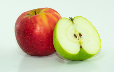 Naklejka na ściany i meble apples isolated on white background