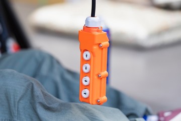 Naklejka premium クレーンのリモコン